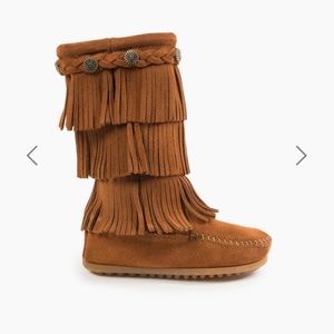 Minnetonka 3 Layer Fringe Boot